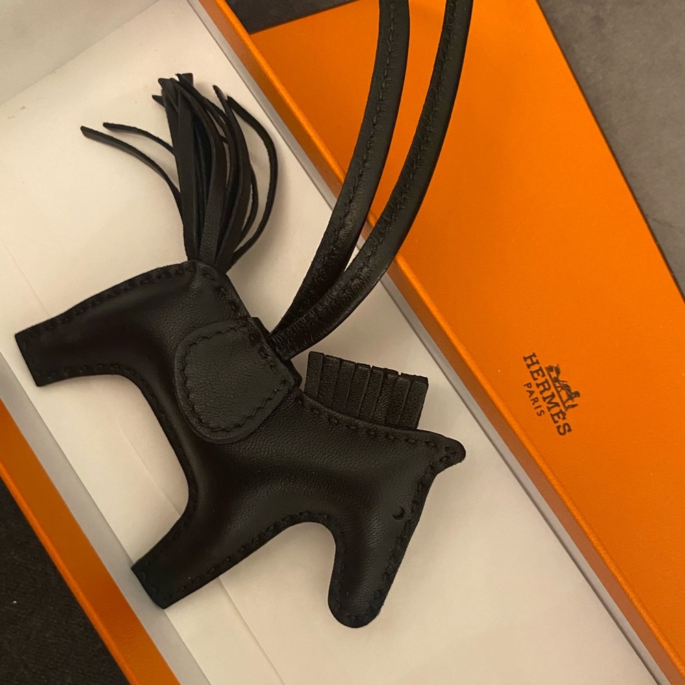 Hermès Rodeo Bag Charm - All Black